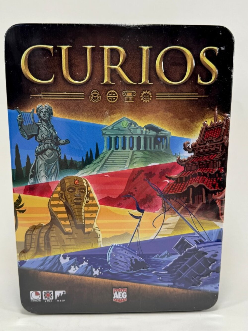 Curios Board Game AEG Complete 2-5 Players Deduction Archaeology Card Game